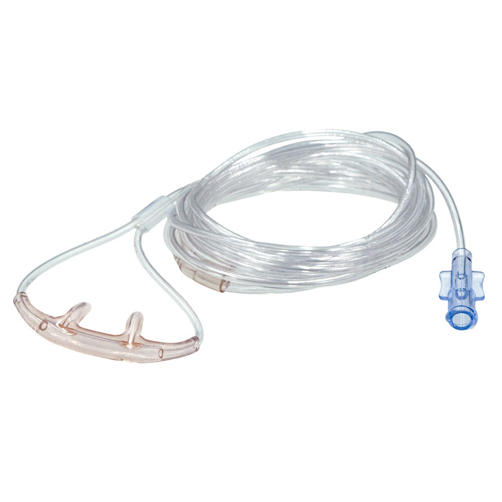 ETCO2 Adult Nasal CO2 Sampling cannula with 7' line, male Luer-Lok connector