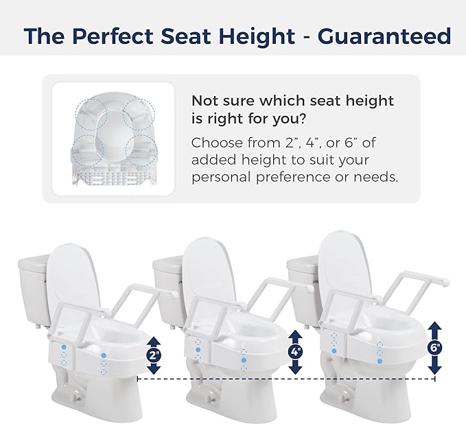 PreserveTech™ Universal Raised Toilet Seat