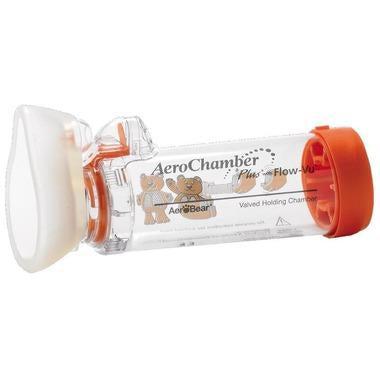 AeroChamber Plus Flow-Vu Child/Infant with Small Mask (Orange)