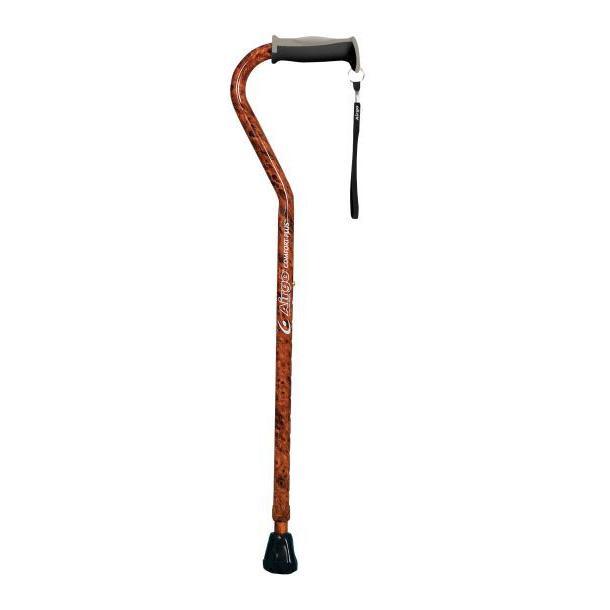 Airgo Comfort-Plus Aluminum Cane, Offset Handle