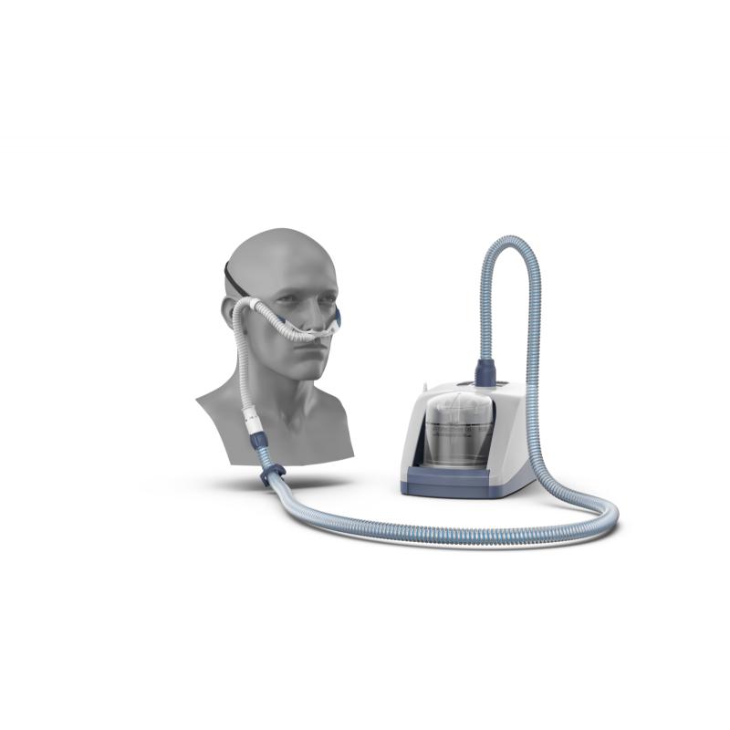 Airvo™ 2 nasal high flow system With HC360 chamber and heated breathing tube.