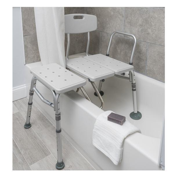 DRIVE Splash Defense Transfer Bench with Curtain Guard Protection
