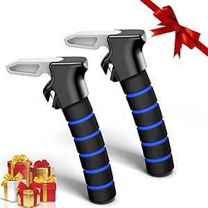 Car Door Handle Assist for Elderly: Non-Slip Grip and Sturdy Support - Fits Most Vehicles to Easily Get in and Out of Car - Helpful for Seniors Handicapped Pregnant Women Children 2Packs