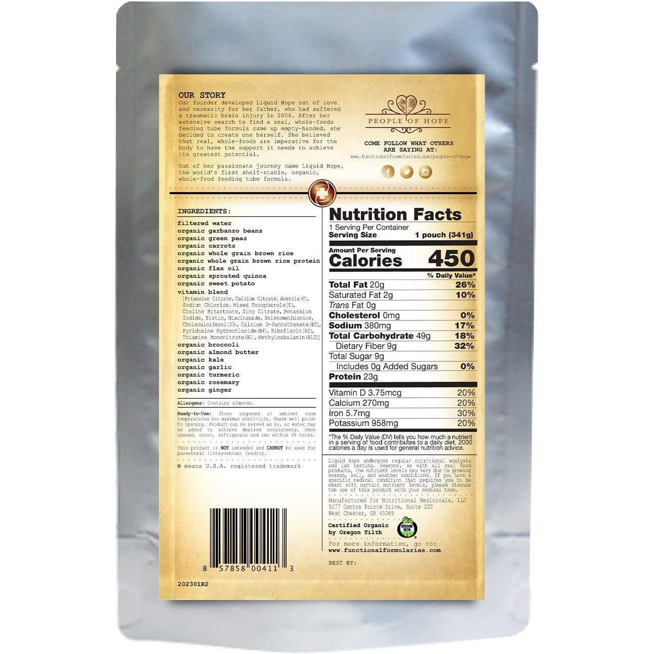 Liquid Hope Meal Replacement - Case of 24