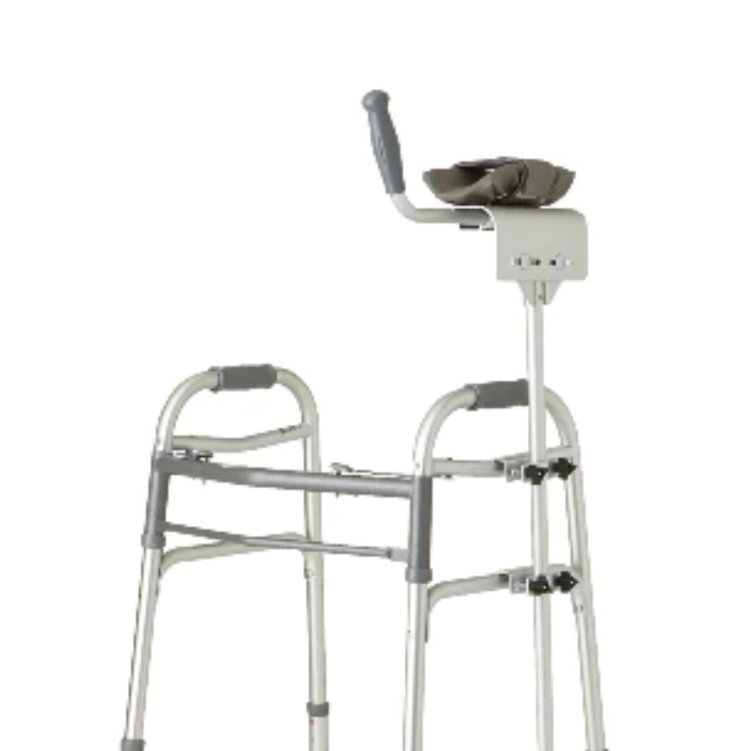 4-week Rental - Folding 2 Point walker, 5" Wheels