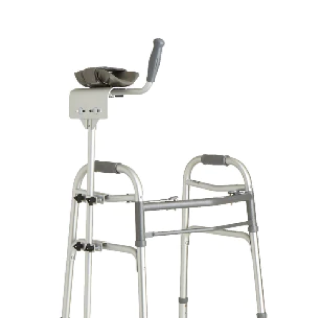 4-week Rental - Folding 2 Point walker, 5" Wheels