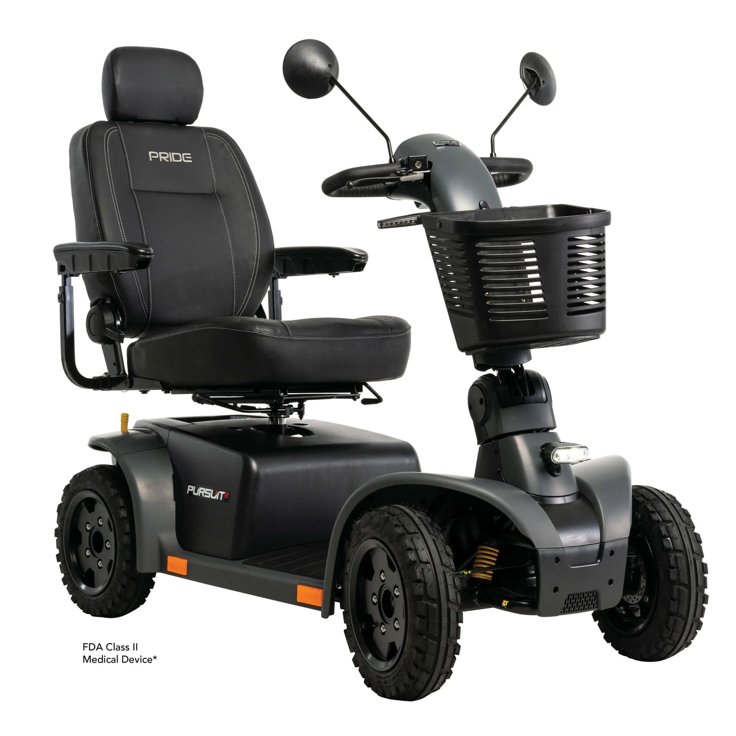 Pride Pursuit 2, 18" x 18" Black Vinyl Seat