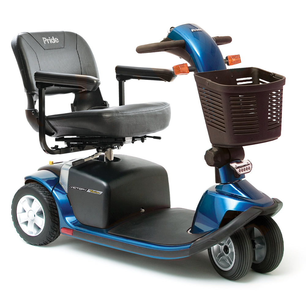 Pride Victory Twin 4-Wheel Scooter, 18" x 17" Seat