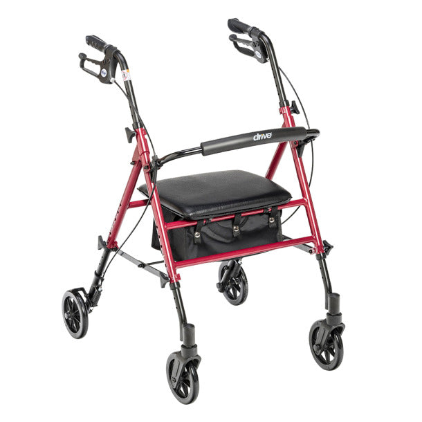 Adjustable Height Rollator, 6" Casters
