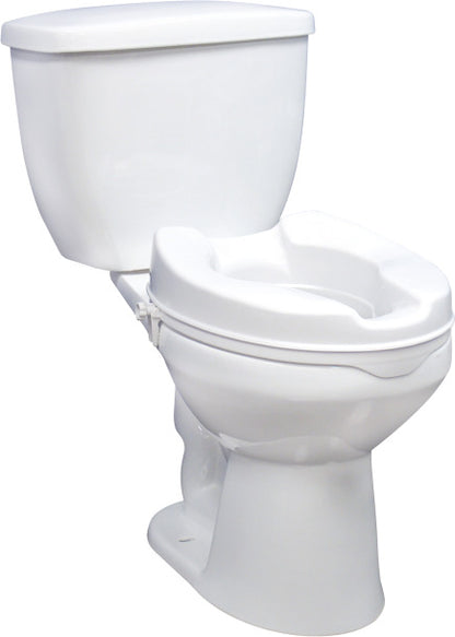 2". 4", 6" Raised Toilet Seat with Lid (Standard)