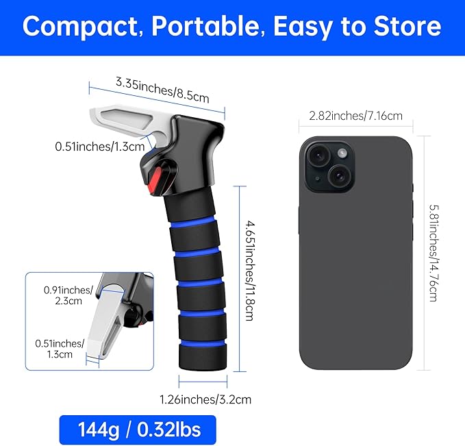 Car Door Handle Assist for Elderly: Non-Slip Grip and Sturdy Support - Fits Most Vehicles to Easily Get in and Out of Car - Helpful for Seniors Handicapped Pregnant Women Children 2Packs