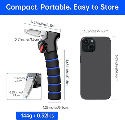 Car Door Handle Assist for Elderly: Non-Slip Grip and Sturdy Support - Fits Most Vehicles to Easily Get in and Out of Car - Helpful for Seniors Handicapped Pregnant Women Children 2Packs