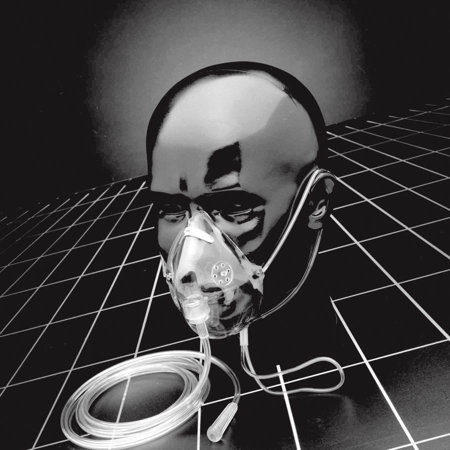 Salter Labs, Adult Mask. 7 Foot Tube. Over Ear Style.