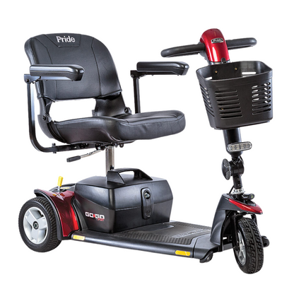 Go-Go Sport, 3-Wheel, Red & Blue Inserts, 17"x17" Foldable Seat, 18 Ah Batteries (2)