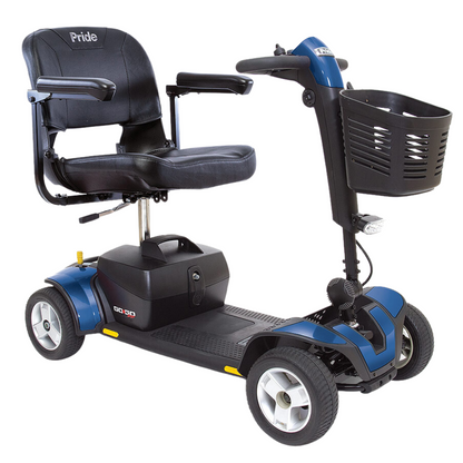 Go-Go Sport, 4-Wheel, Red & Blue Inserts, 17"x17" Foldable Seat, 18 Ah Batteries (2)