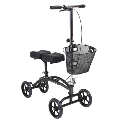 Steerable Knee Walker with basket | Knee Scooter