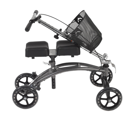 Steerable Knee Walker with basket | Knee Scooter