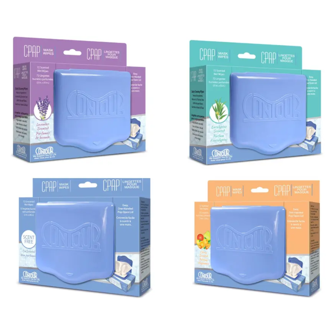 Contour Flat Pack CPAP Wipes 72 Wipes/Pack