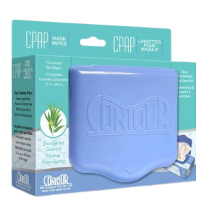 Contour Flat Pack CPAP Wipes 72 Wipes/Pack