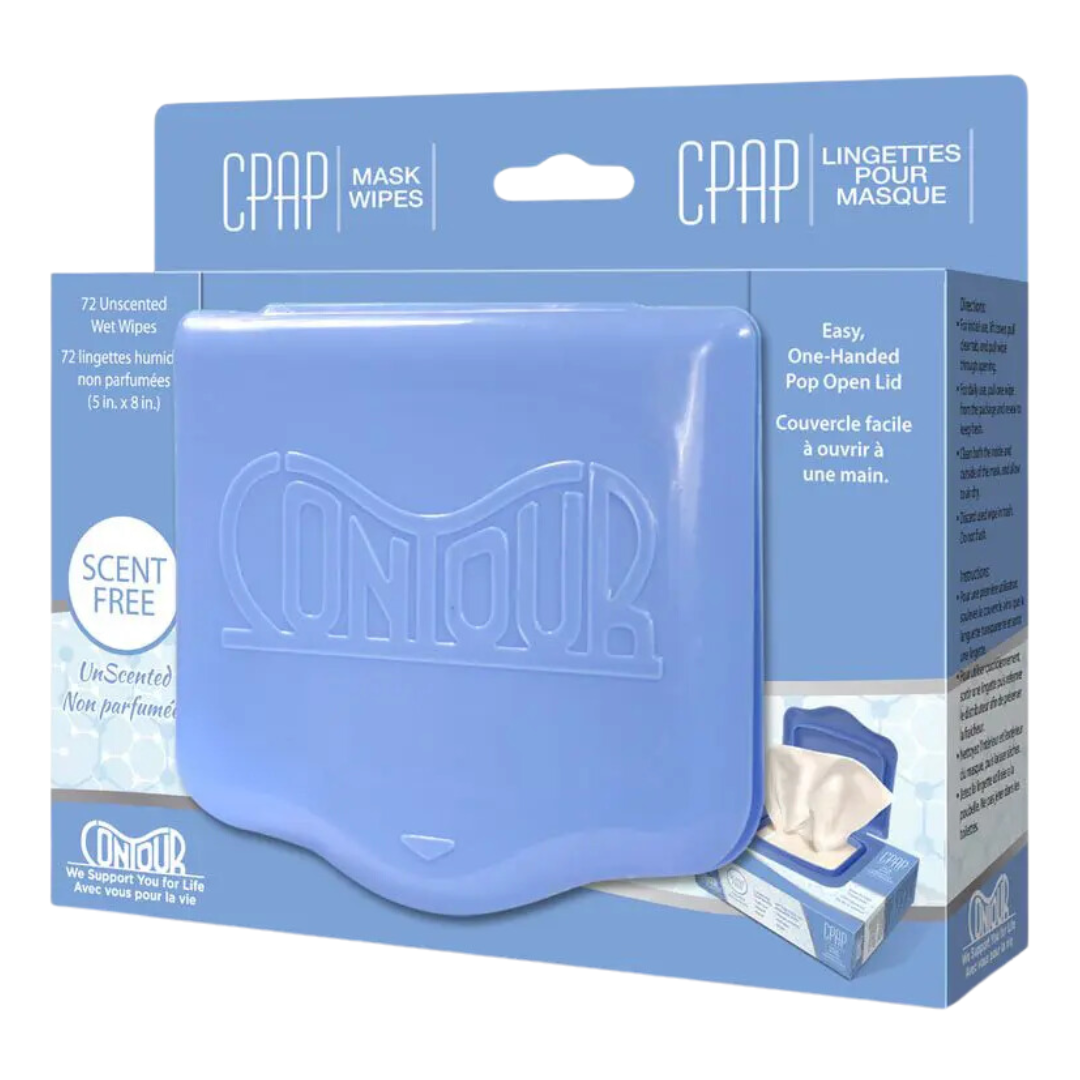 Contour Flat Pack CPAP Wipes 72 Wipes/Pack