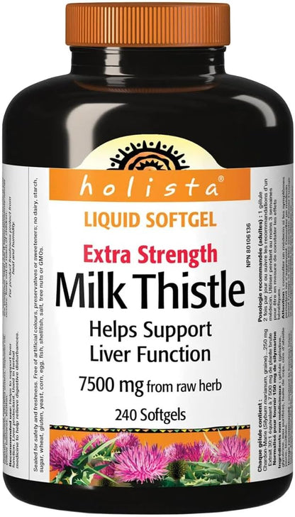 Holista Milk Thistle 7500mg 240 Capsules