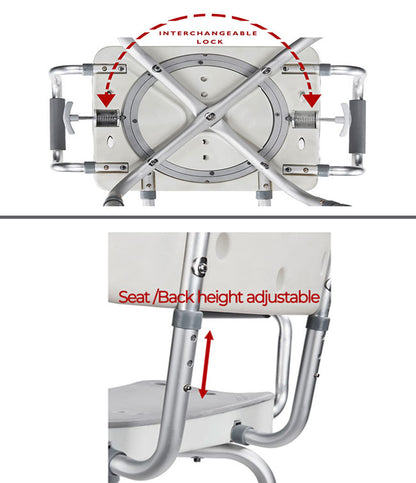 Swivel Shower Chair: MHSCIII